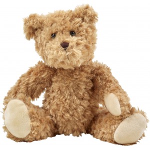 Plush teddy bear Monty, light blue (Games)