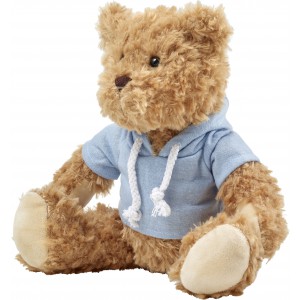 Plush teddy bear Monty, light blue (Games)