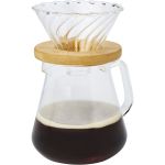 Geis 500 ml glass coffee maker, Transparent, Natural (11331301)