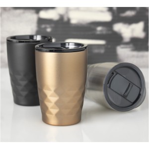 Geo 350 ml copper vacuum insulated tumbler, solid black (Thermos)