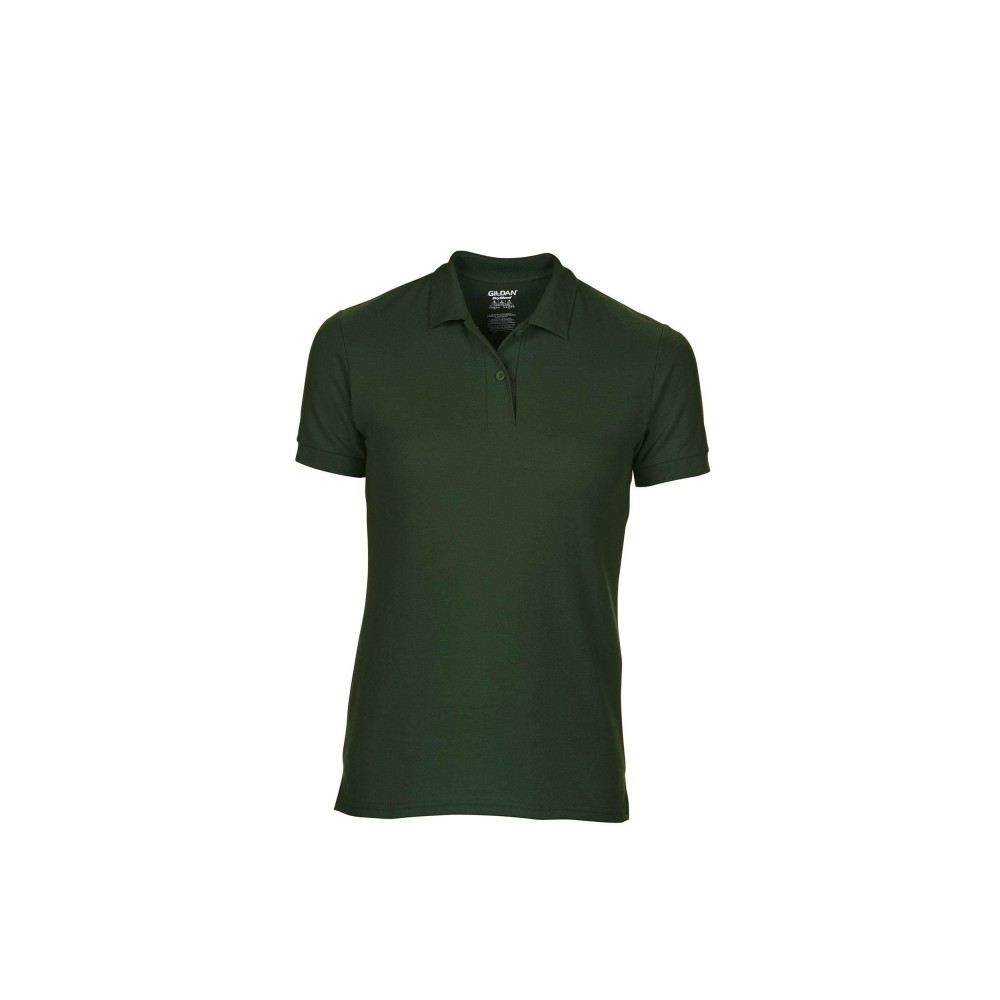 forest green polo shirt womens