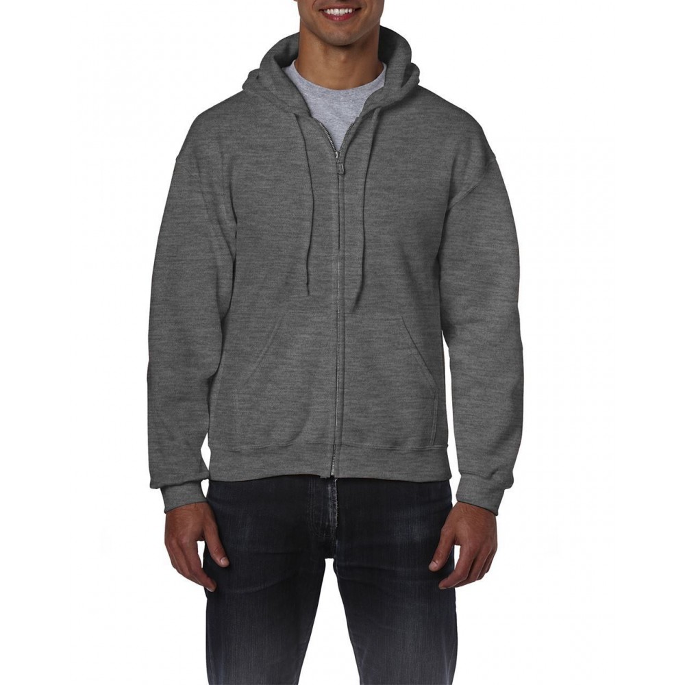 gildan graphite heather hoodie