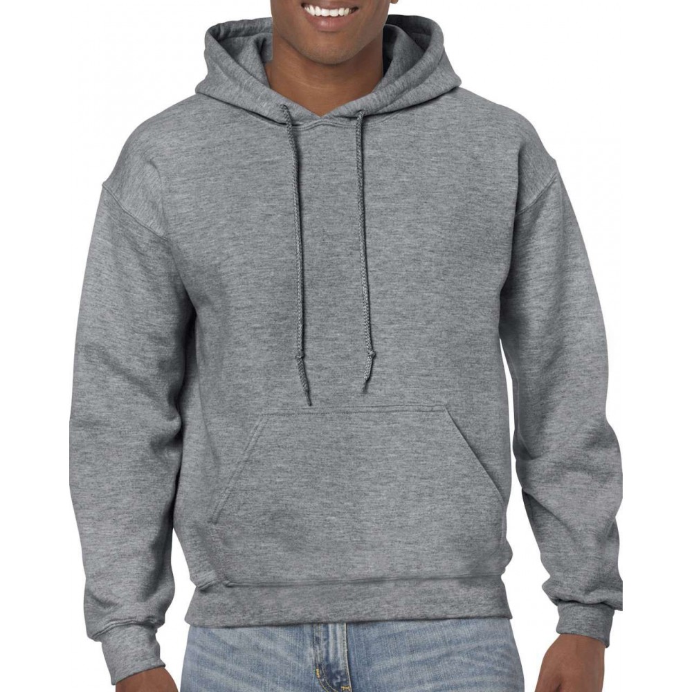 gildan heather grey hoodie