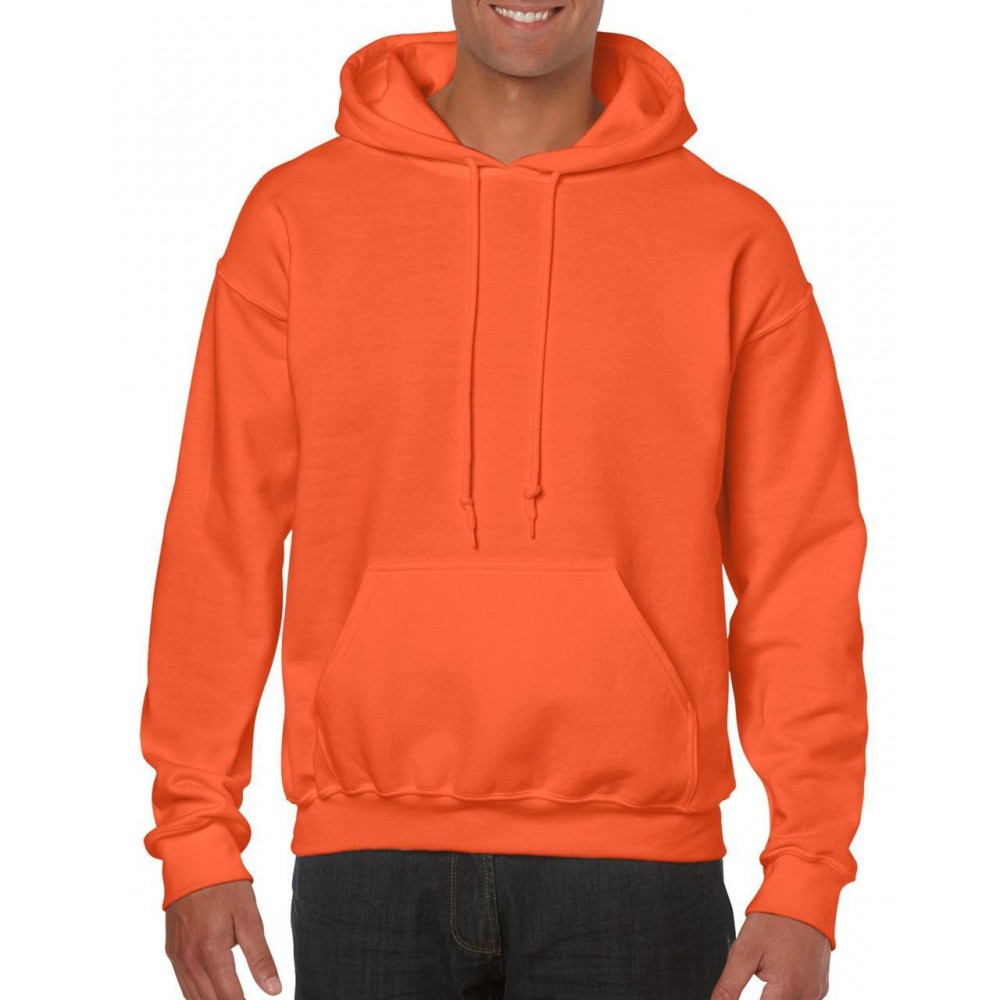 Gildan Heavy Blend Hooded Sweatshirt, Orange, 5XL Gildan Heavy Blend Hooded Sweatshirt, Orange, 5XL