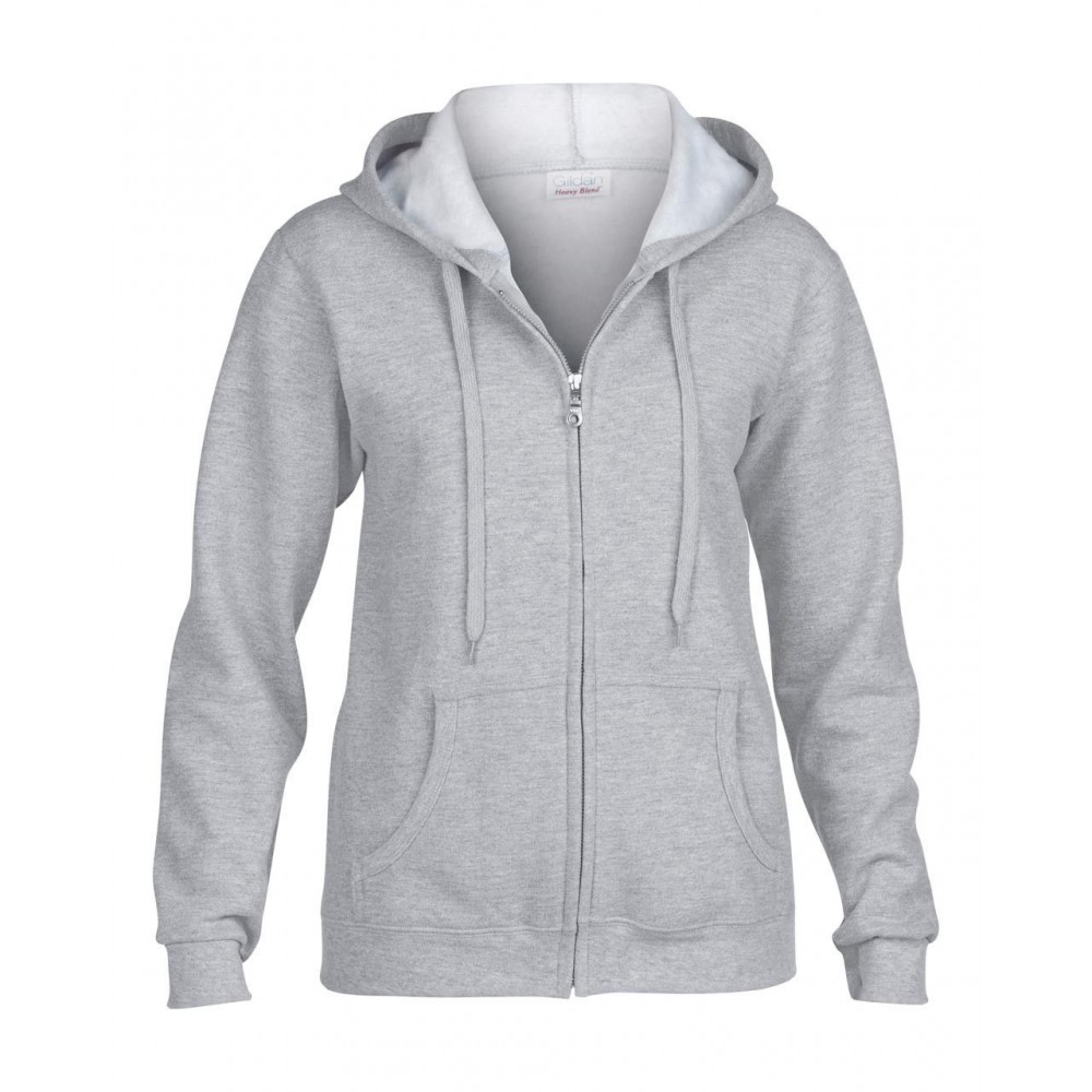 ladies hooded sweatshirt jacket