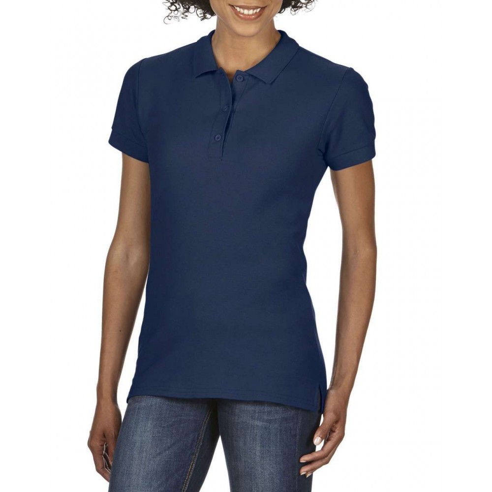 ladies navy polo shirt