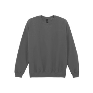 SOFTSTYLE<sup>®</sup> MIDWEIGHT FLEECE ADULT CREWNECK, Charcoal