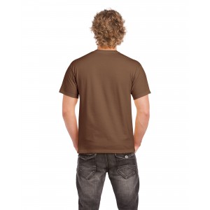 Gildan Ultra Cotton Adult T-shirt, Chestnut, 2XL (T-shirt, 90-100% cotton)