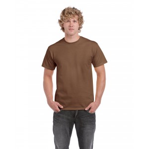 Gildan Ultra Cotton Adult T-shirt, Chestnut, 2XL (T-shirt, 90-100% cotton)