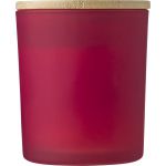 Glass candle Josiah, red (971839-08)