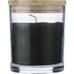 Glass candle Riven, black (1207021-01)