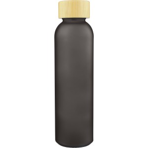 Glass drinking bottle (500 ml) Levi, black