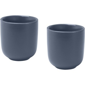 Male 90 ml ceramic espresso cups - set of 2, Hale Blue