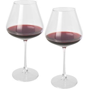 Rosso 2-piece wine glass set, Transparent