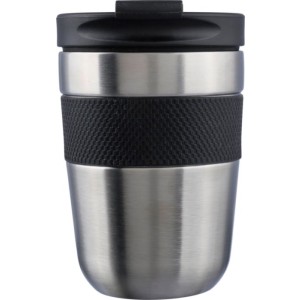 Stainless steel double-walled drinking mug 300 ml Keith, bla