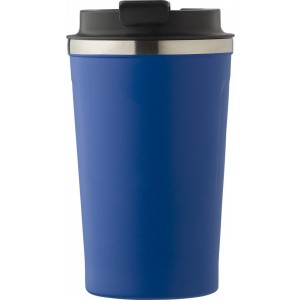 Stainless steel double-walled mug Sofia, blue (Glasses)