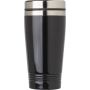Stainless steel drinking mug (450 ml) Velma, black