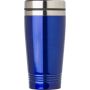 Stainless steel drinking mug (450 ml) Velma, blue