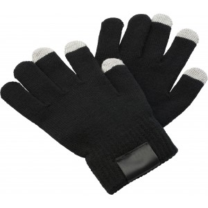 Gloves for capacitive screens., black (Gloves)
