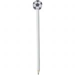 Goal pencil with football-shaped eraser, White (10710100)