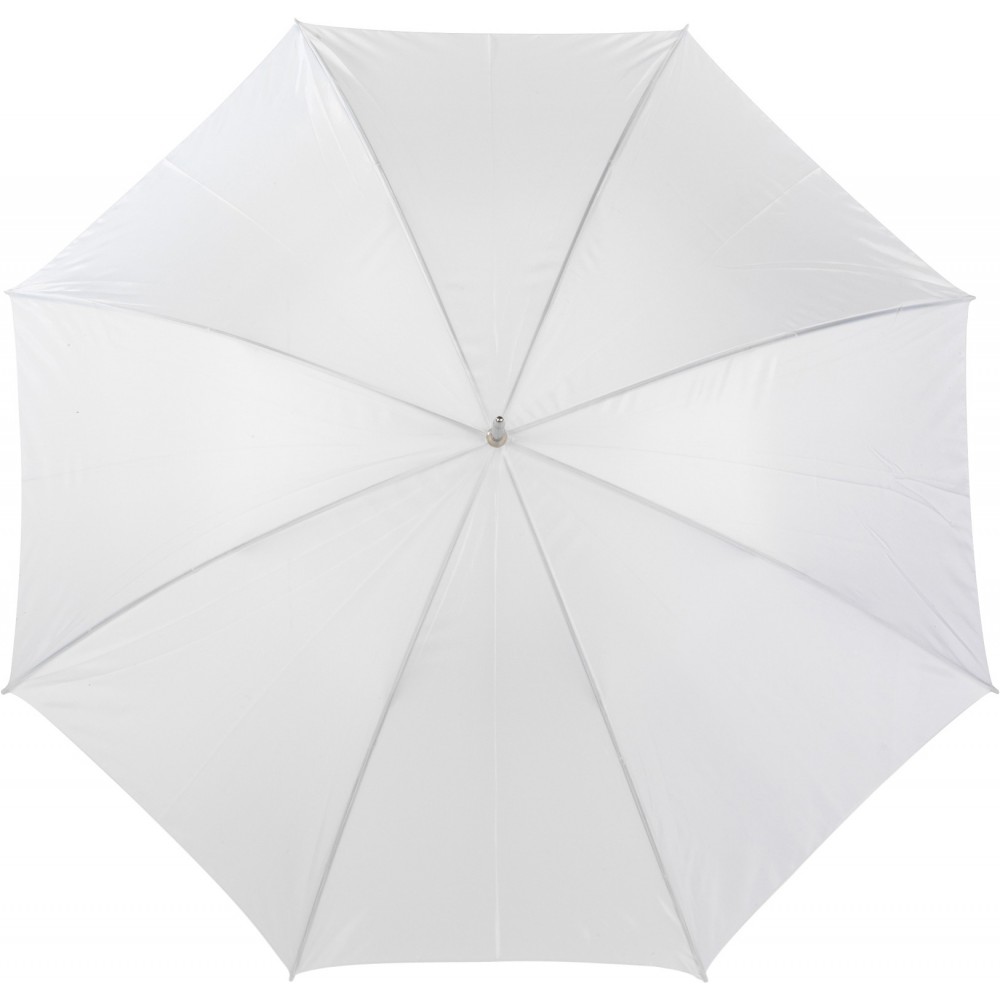 umbrellas white