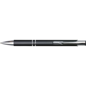 Aluminium ballpen Yvette, black