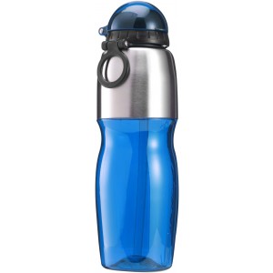 PS and stainless steel bottle Emberly, cobalt blue (Sport bottles)