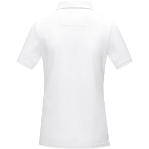 Graphite short sleeve women's  organic polo, White (Polo shirt, 90-100% cotton)
