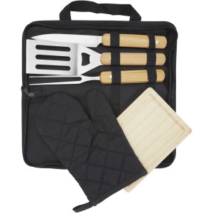 Gratar 5-piece BBQ set, Natural (Picnic, camping, grill)