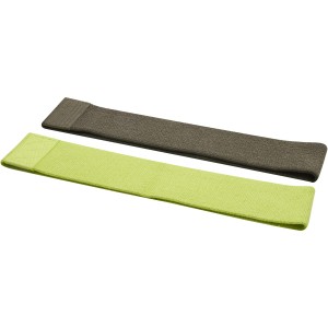 Grip 2-piece resistance band set, Lime, Forest green (Sports equipment)