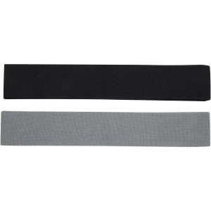Grip 2-piece resistance band set, Solid black, Grey (Sports equipment)