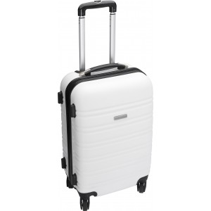 Trolley with four spinner wheels. Serafina, white