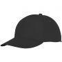 Hades 5 panel cap, solid black