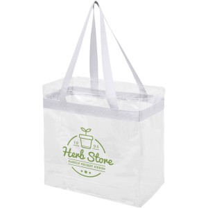 Hampton transparent tote bag, White (Shopping bags)