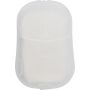 Plastic case with soap sheets Bella, white