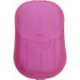 Plastic case with soap sheets, pink