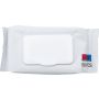 Pouch with 50 wet tissues (75% alcohol) Estella, white