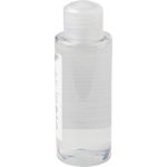 Hand gel bottle (100 ml) with 70% alcohol, transparent (9372-21)