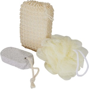 Harmony 3-piece bath accessories set, Natural (Bathing sets)