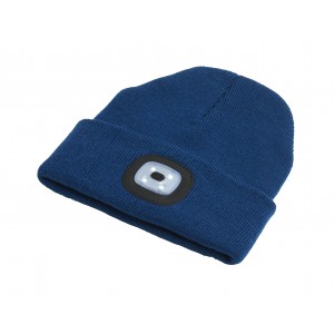 Acrylic beanie Vivian, blue (Hats)