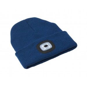 Acrylic beanie Vivian, blue (Hats)