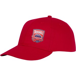 Ares 6 panel cap, Red (Hats)