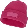 Boreas beanie with patch, magenta