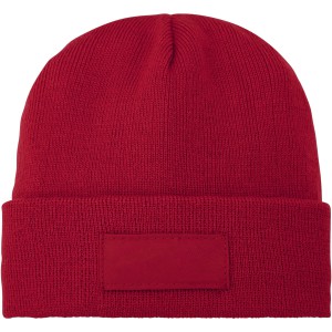 Boreas beanie with patch, red (Hats)