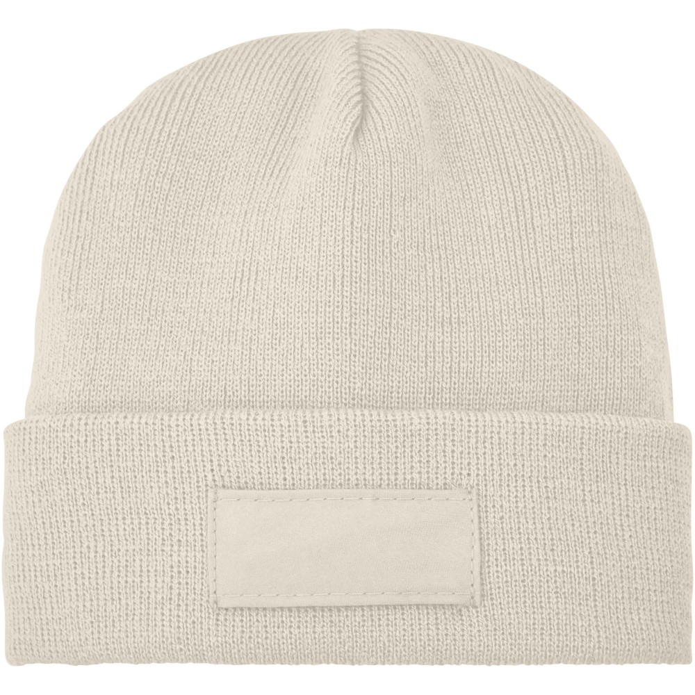 Boreas beanie with patch, Sandstone (Hats)