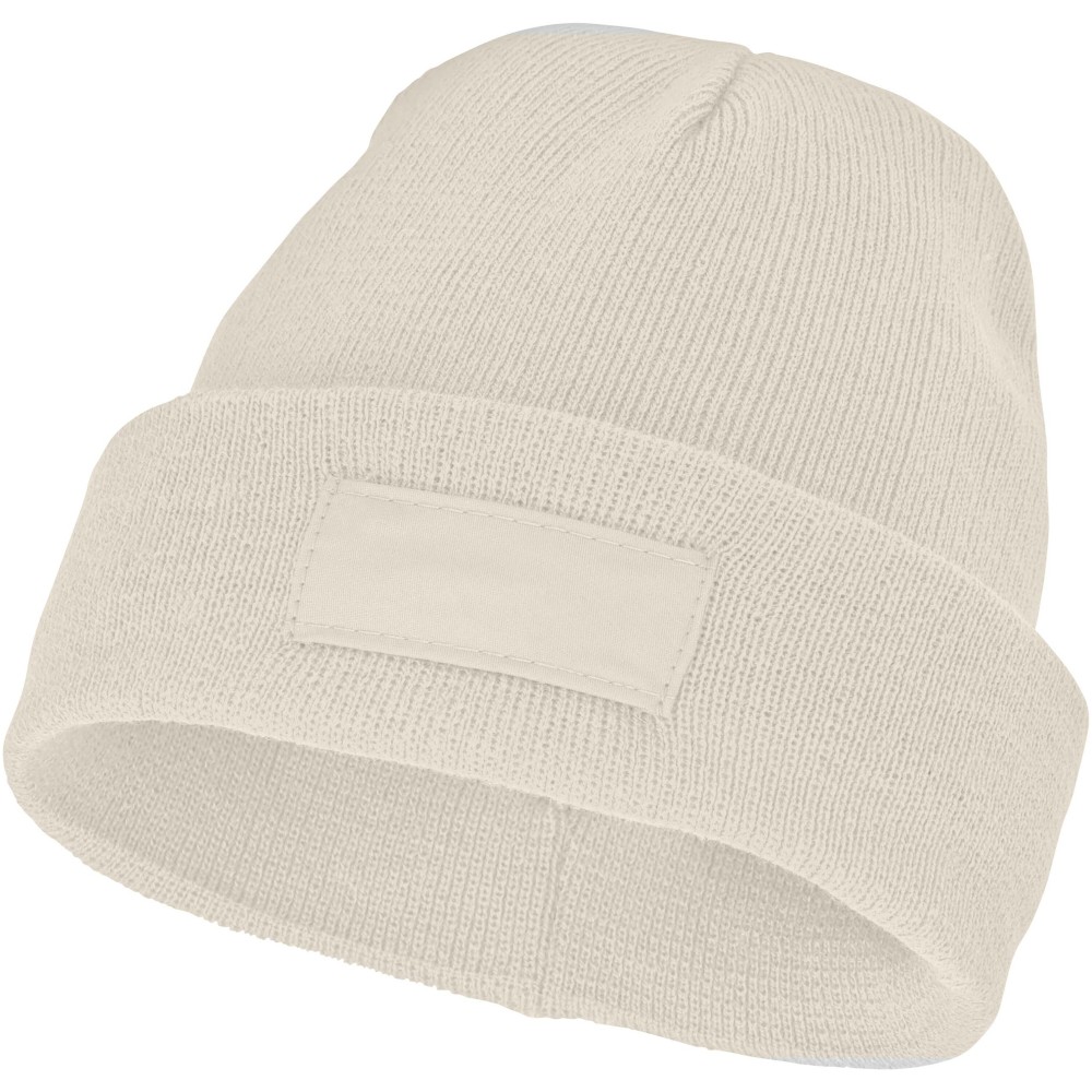 Boreas beanie with patch, Sandstone (Hats)