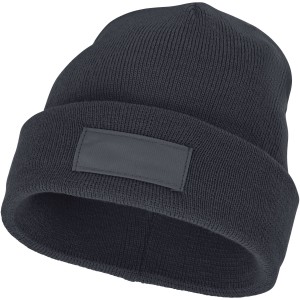 Boreas beanie with patch, storm grey (Hats)