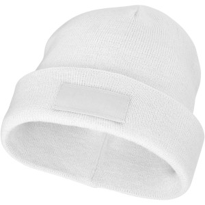 Boreas beanie with patch, white (Hats)