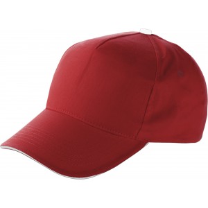 Cotton cap Beau, red (Hats)