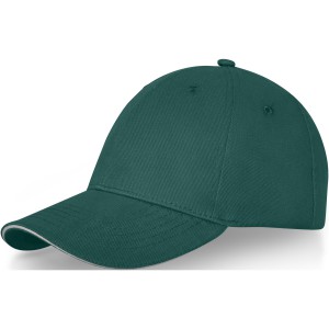 Darton 6 panel sandwich cap, Forest green (Hats)